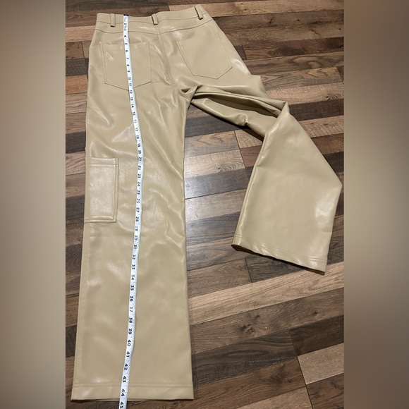 Know One Cares Faux Leather Cargo Pants - Picture 10 of 12